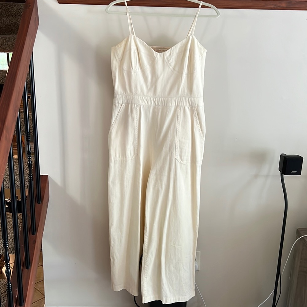 Cream Jumpsuit